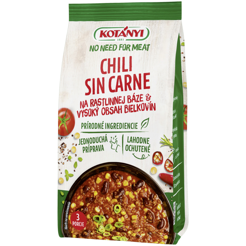 No need for meat Chili sin Carne